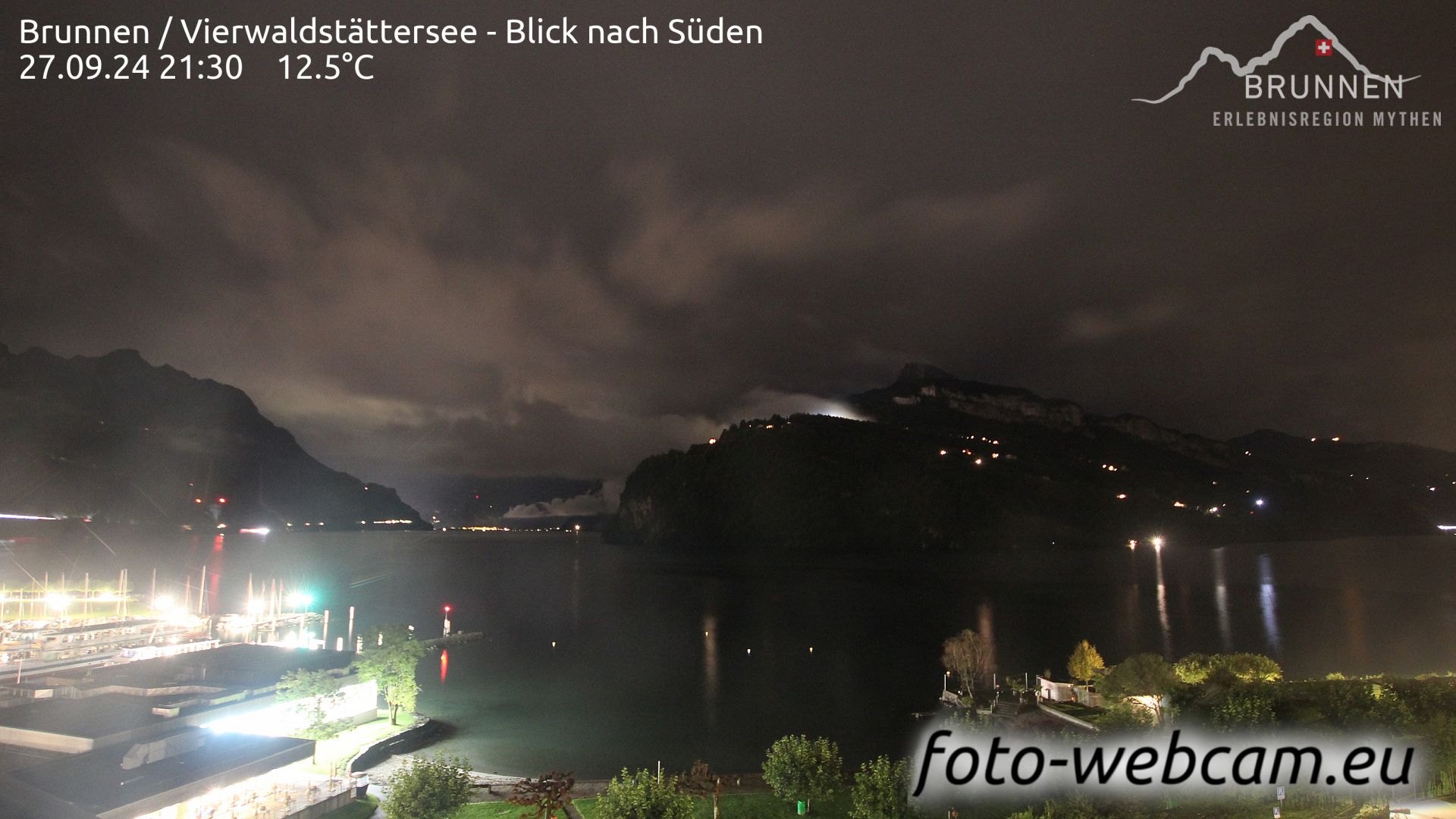 Ingenbohl: Brunnen - Vierwaldstättersee - Blick nach Süden