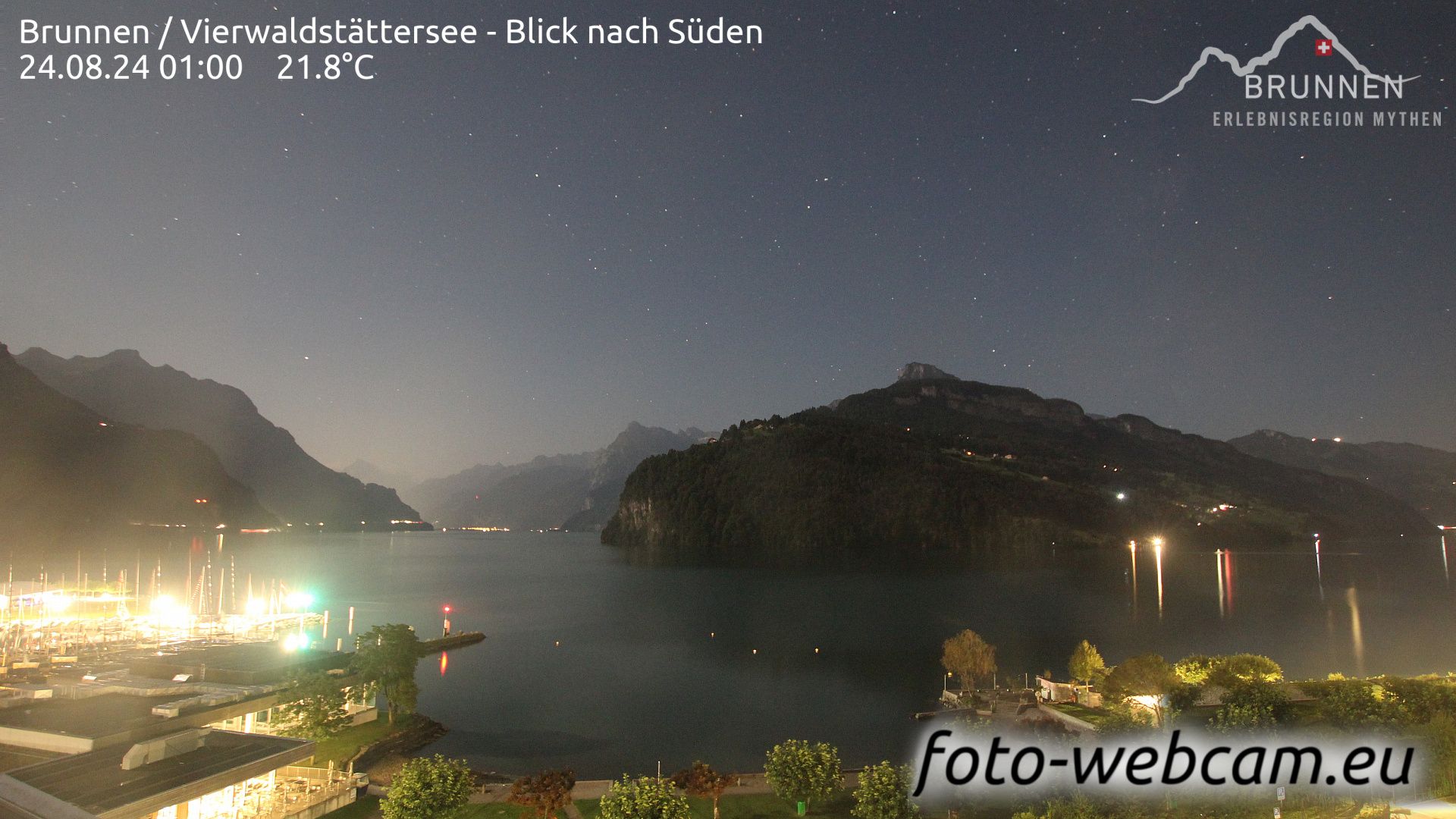 Ingenbohl: Brunnen - Vierwaldstättersee - Blick nach Süden