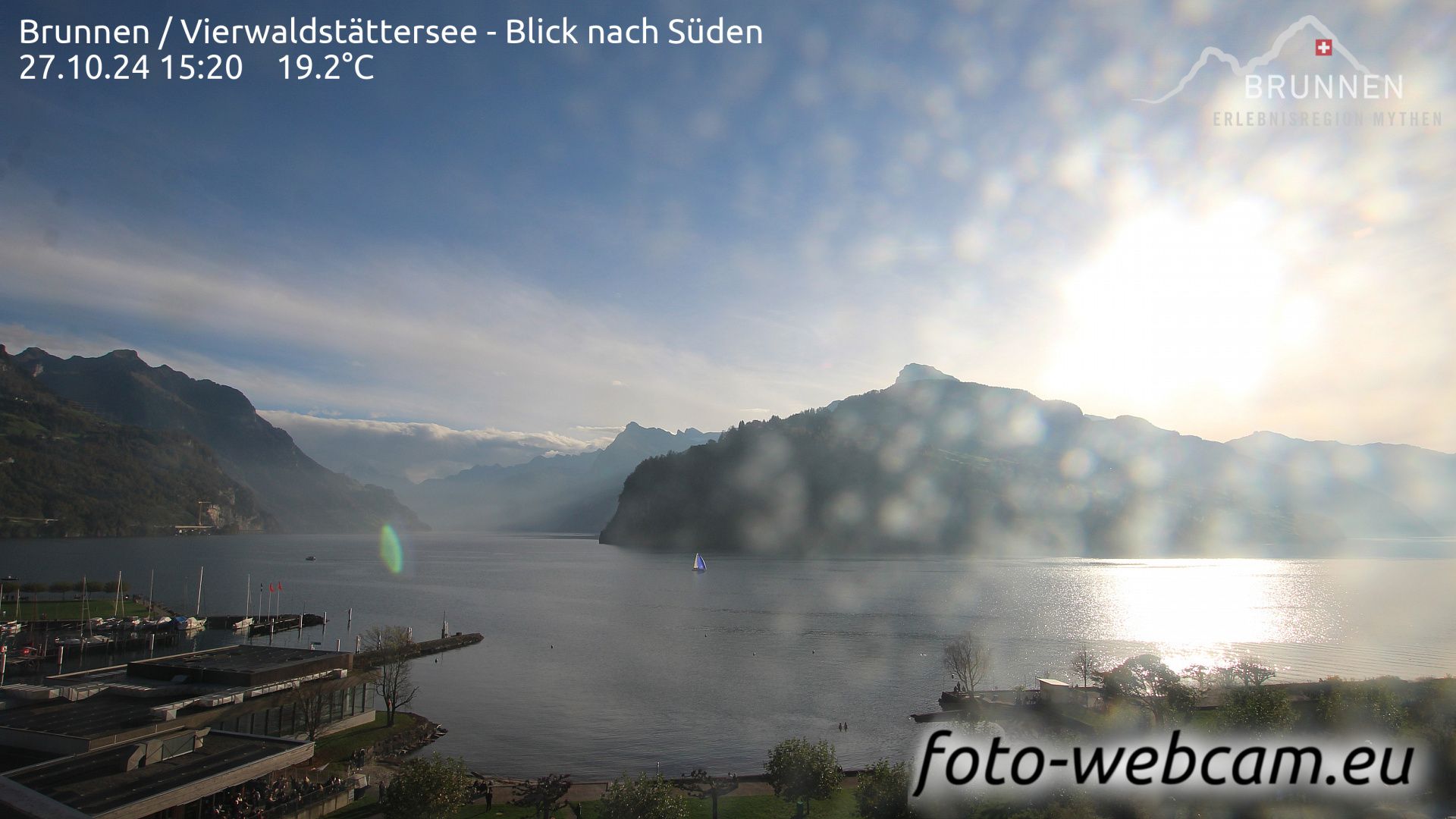 Ingenbohl: Brunnen - Vierwaldstättersee - Blick nach Süden