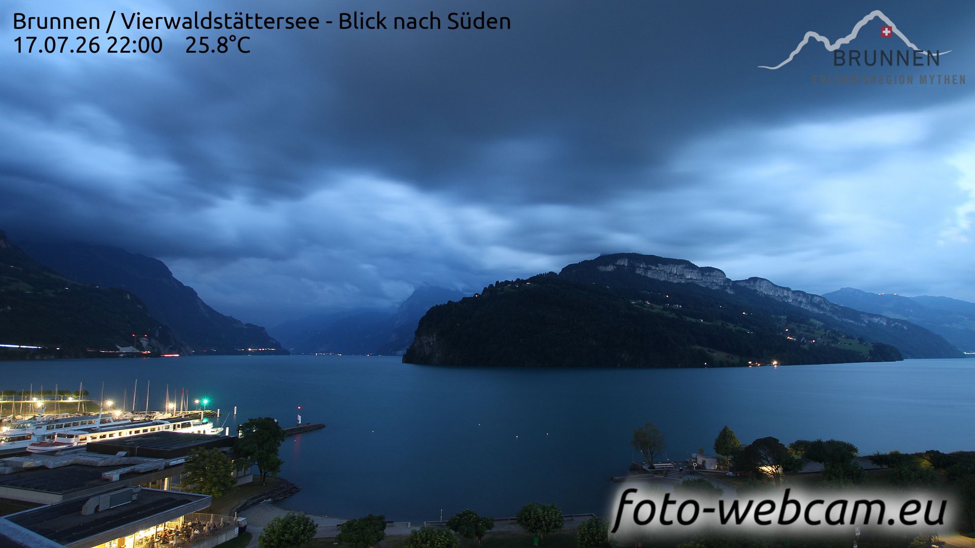 Ingenbohl: Brunnen - Vierwaldstättersee - Blick nach Süden