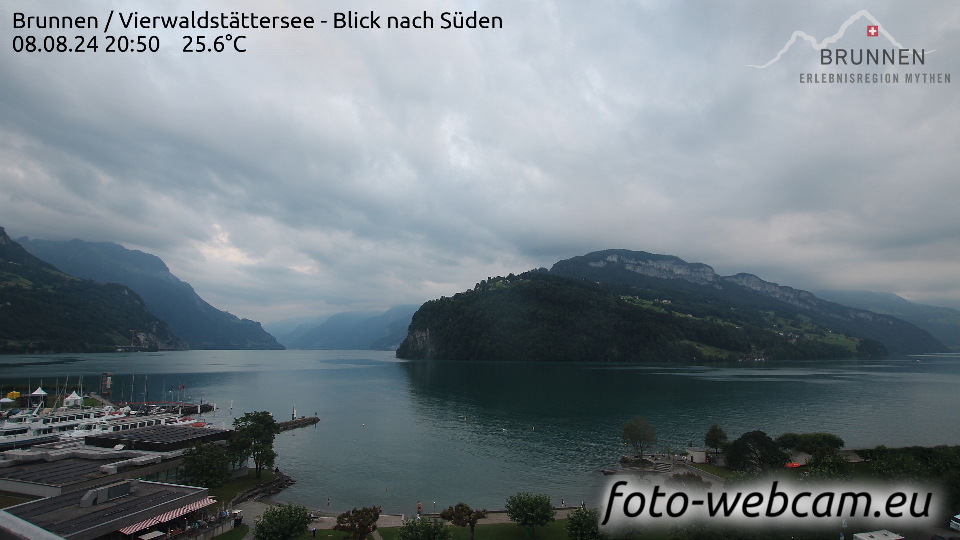 Ingenbohl: Brunnen - Vierwaldstättersee - Blick nach Süden