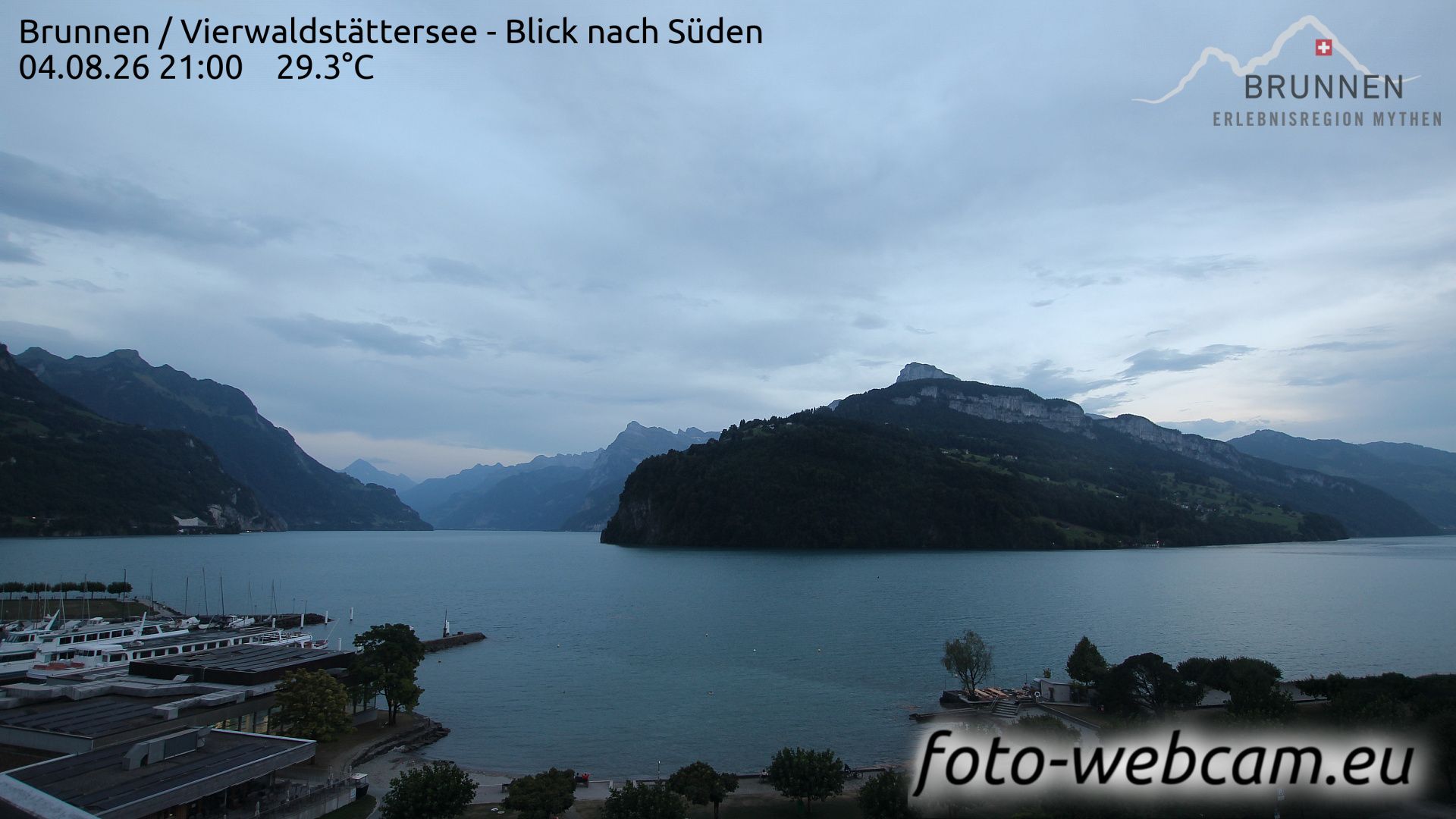 Ingenbohl: Brunnen - Vierwaldstättersee - Blick nach Süden