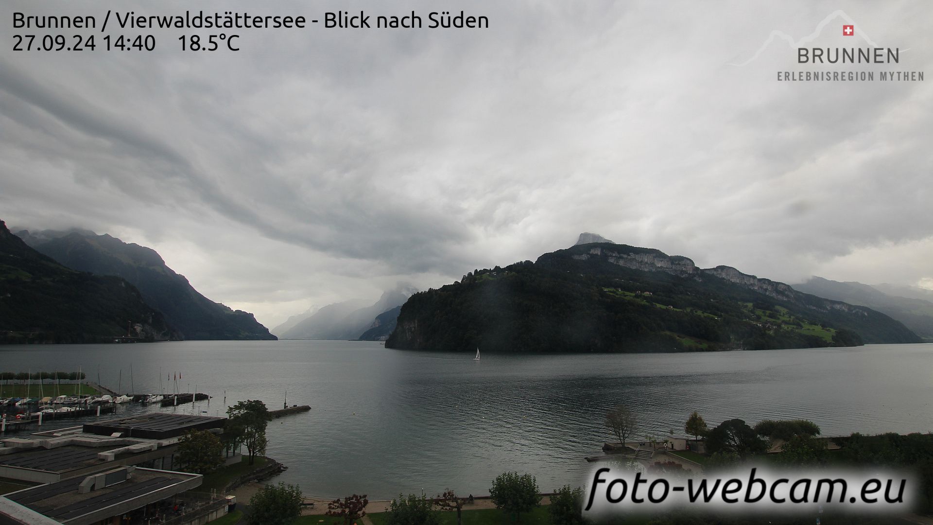 Ingenbohl: Brunnen - Vierwaldstättersee - Blick nach Süden