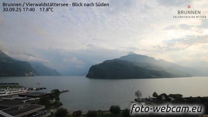 Ingenbohl: Brunnen - Vierwaldstättersee - Blick nach Süden