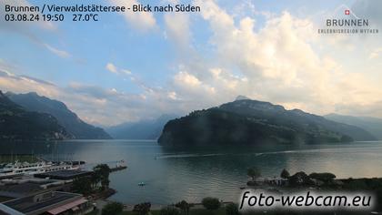 Ingenbohl: Brunnen - Vierwaldstättersee - Blick nach Süden