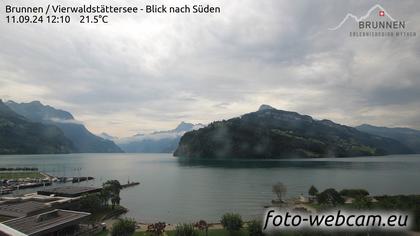 Ingenbohl: Brunnen - Vierwaldstättersee - Blick nach Süden