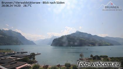 Ingenbohl: Brunnen - Vierwaldstättersee - Blick nach Süden