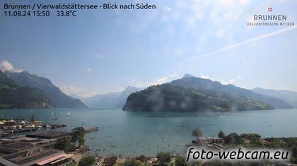 Ingenbohl: Brunnen - Vierwaldstättersee - Blick nach Süden