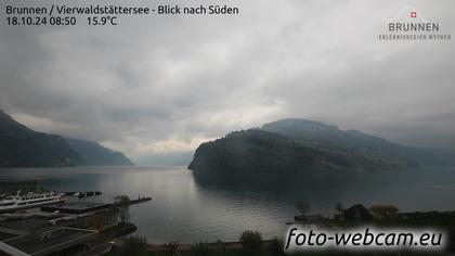 Ingenbohl: Brunnen - Vierwaldstättersee - Blick nach Süden