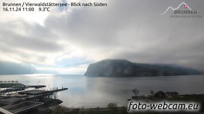 Ingenbohl: Brunnen - Vierwaldstättersee - Blick nach Süden