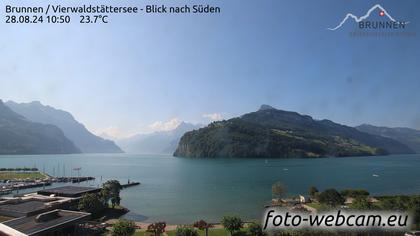 Ingenbohl: Brunnen - Vierwaldstättersee - Blick nach Süden