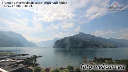 Ingenbohl: Brunnen - Vierwaldstättersee - Blick nach Süden