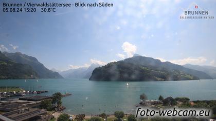 Ingenbohl: Brunnen - Vierwaldstättersee - Blick nach Süden