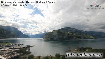 Ingenbohl: Brunnen - Vierwaldstättersee - Blick nach Süden