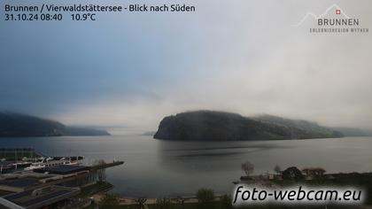 Ingenbohl: Brunnen - Vierwaldstättersee - Blick nach Süden