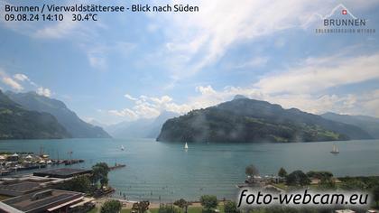 Ingenbohl: Brunnen - Vierwaldstättersee - Blick nach Süden