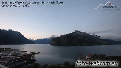 Ingenbohl: Brunnen - Vierwaldstättersee - Blick nach Süden