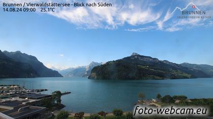 Ingenbohl: Brunnen - Vierwaldstättersee - Blick nach Süden