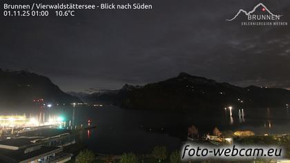 Ingenbohl: Brunnen - Vierwaldstättersee - Blick nach Süden