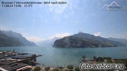 Ingenbohl: Brunnen - Vierwaldstättersee - Blick nach Süden