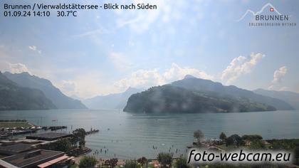 Ingenbohl: Brunnen - Vierwaldstättersee - Blick nach Süden