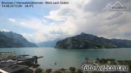 Ingenbohl: Brunnen - Vierwaldstättersee - Blick nach Süden