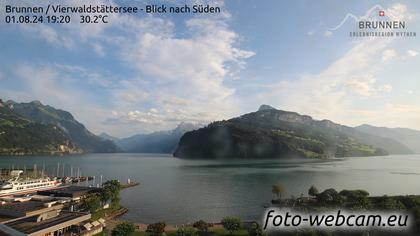 Ingenbohl: Brunnen - Vierwaldstättersee - Blick nach Süden