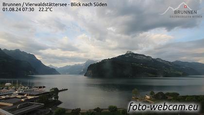 Ingenbohl: Brunnen - Vierwaldstättersee - Blick nach Süden