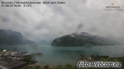 Ingenbohl: Brunnen - Vierwaldstättersee - Blick nach Süden