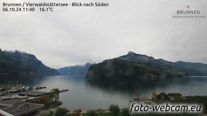 Ingenbohl: Brunnen - Vierwaldstättersee - Blick nach Süden