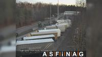 Bachsdorf: A, bei Raststation Gralla, Blickrichtung LKW-Stellplatz - Km ,