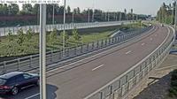 Bogs gard: Trafikplats Häggvik Södra S (Kameran är placerad på E Uppsalavägen strax söder om trafikplats Häggvik och är riktad mot Stockholm)