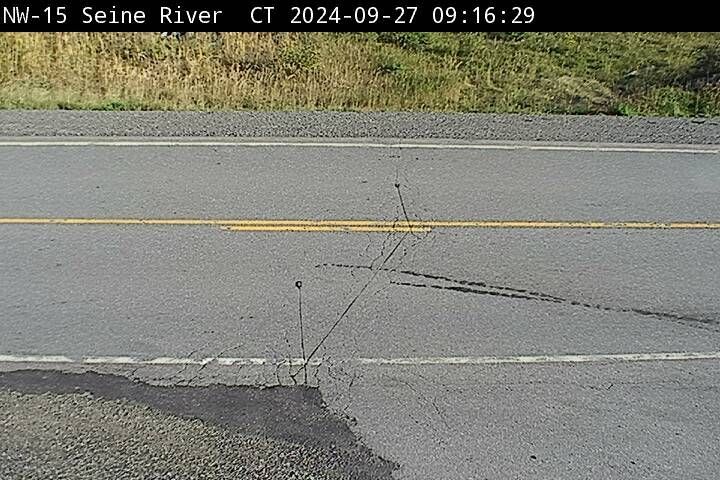 Traffic Cam Unorganized Rainy River: Highway 11 near Camp River Rd (Central Time)