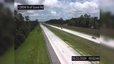Traffic Cam Jacksonville: I-295 W N of Duval Rd