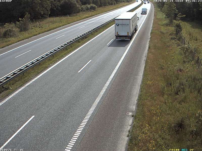Traffic Cam Gammelby: E20 Vejen