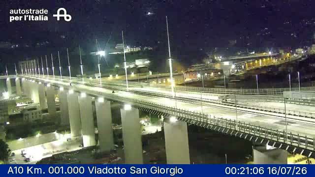 Traffic Cam Genoa: Viadotto San Giorgio