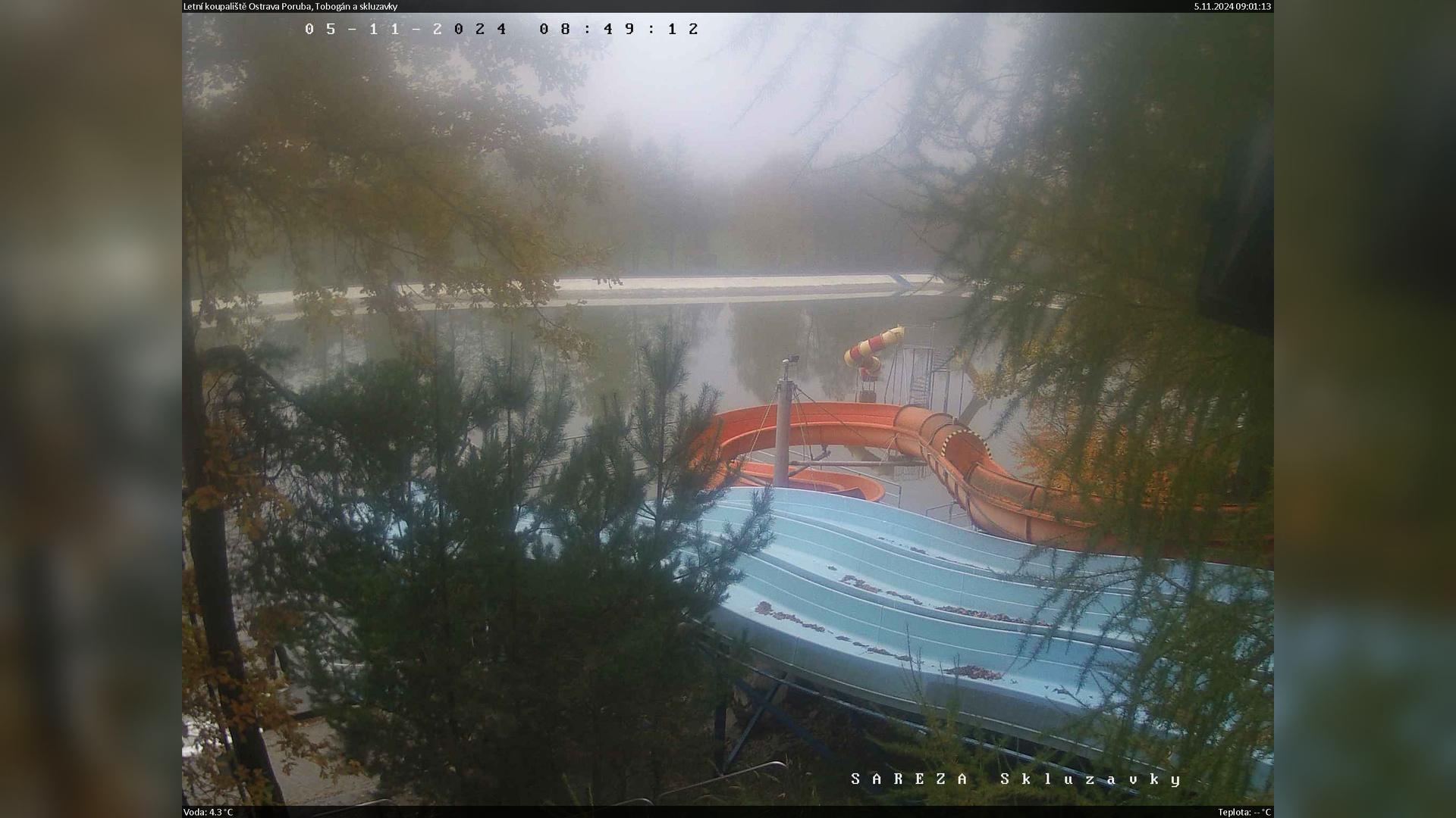 Summer Fun at Poruba Waterpark Ostrava Webcam