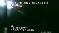Jefferson: I10-MM 220.0 WB- E of Old Lloyd Rd - Recent