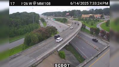Columbia Traffic - I-26 W @ MM 108
