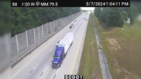 Columbia: I-20 W @ MM 79.4 - Day time