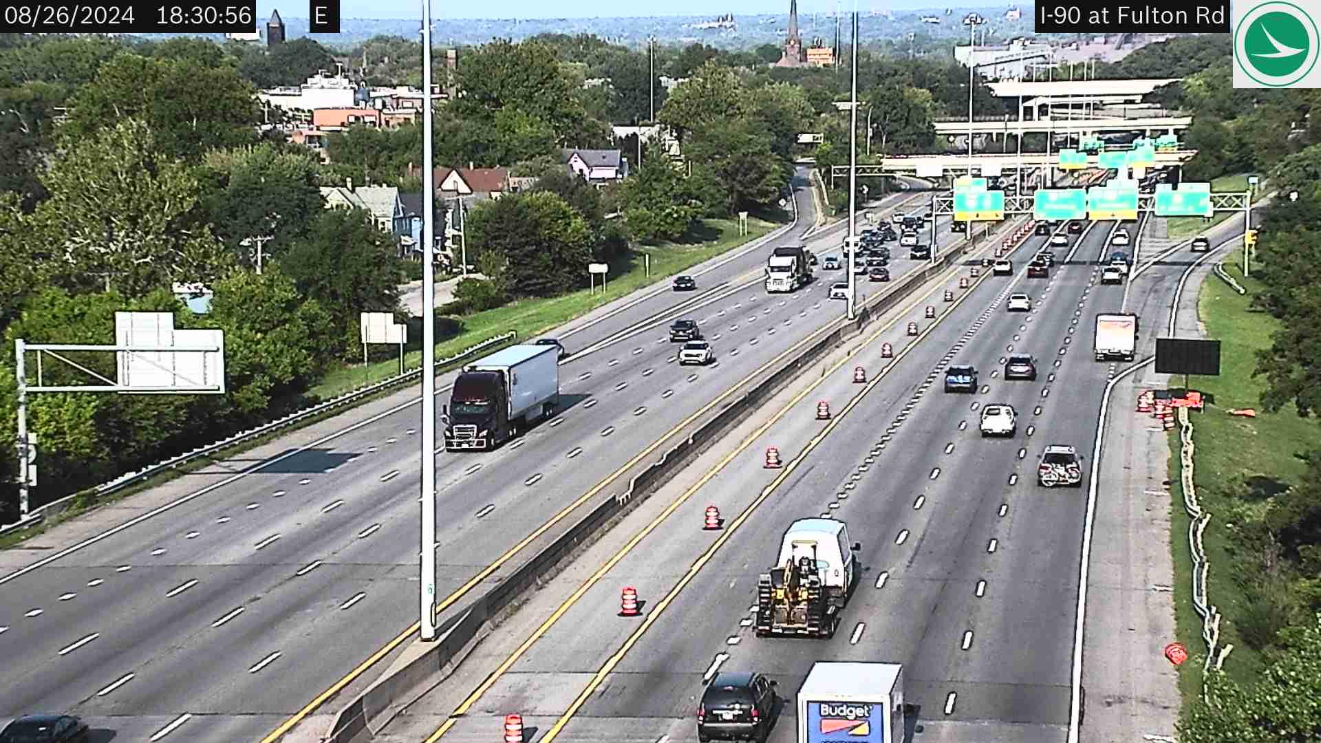 Traffic Cam Ohio City: I-90 at Fulton Rd