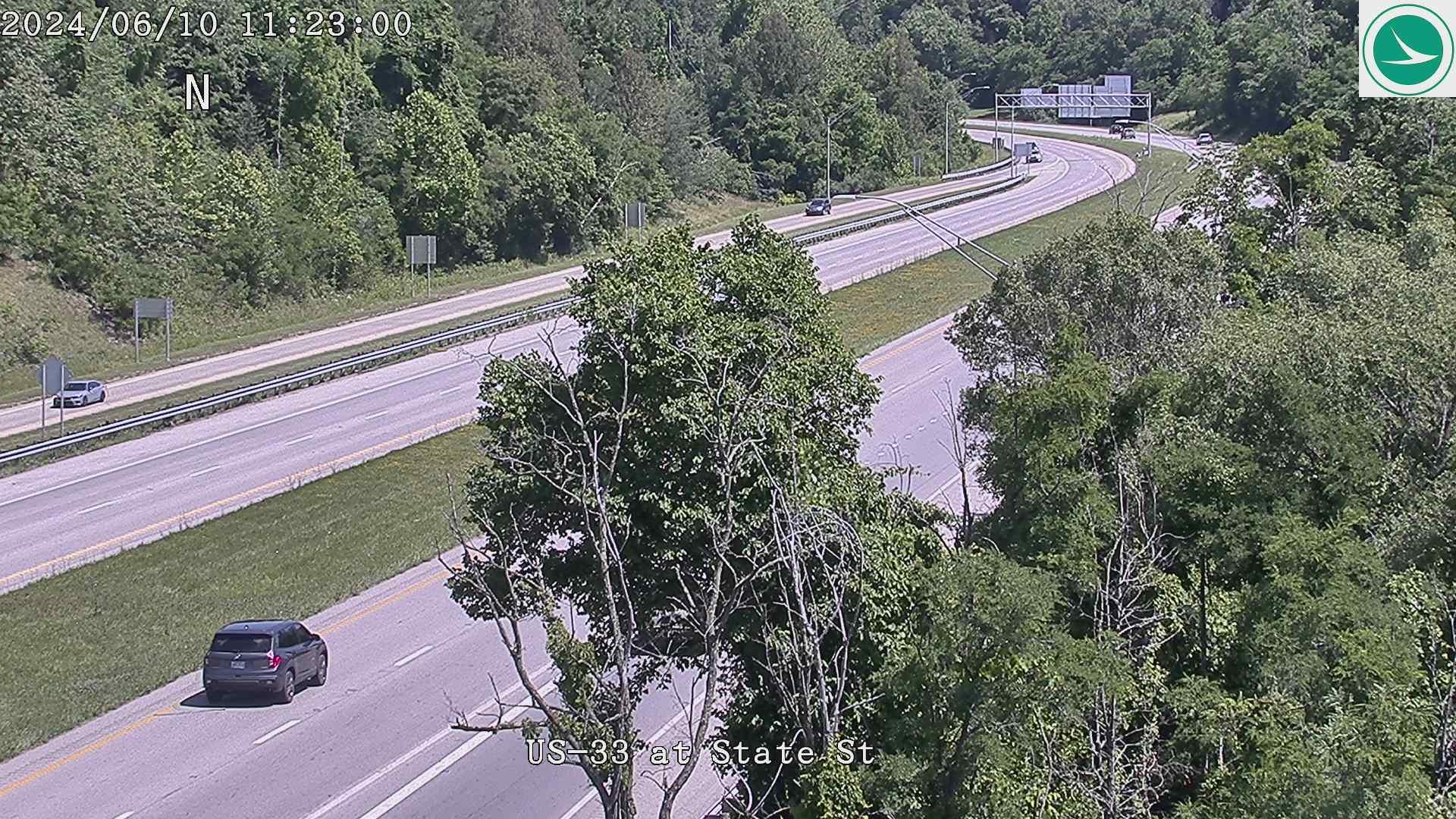 Traffic Cam Athens: US-33 at E State Rd
