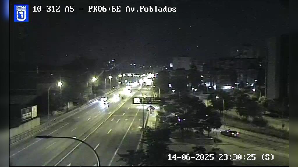 Traffic at Arroyo Meaques A5 Webcam