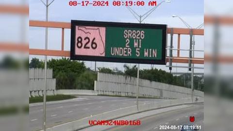 Traffic Cam Hialeah: 924-3