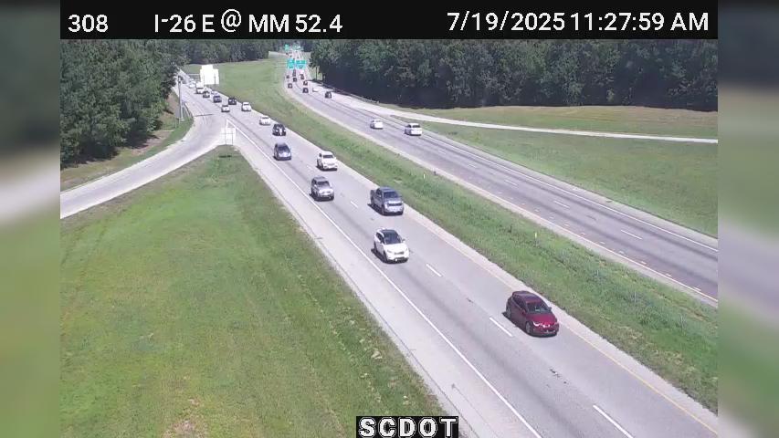 Traffic Cam Smallwood: I-26 E @ MM 52.4