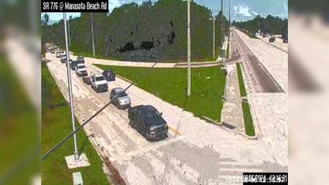 Traffic Cam Woodmere: SA N Indiana Ave (SR776) @ Manasota Beach Rd 1011/950