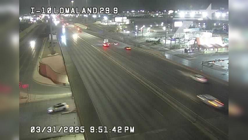 Traffic Cam El Paso › West: I-10 @ Lomaland