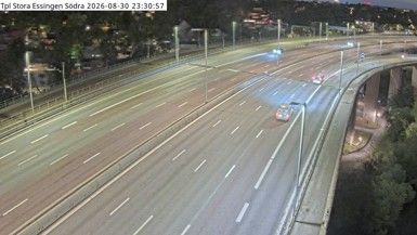 Traffic Cam Stora Essingen: Tpl - Södra