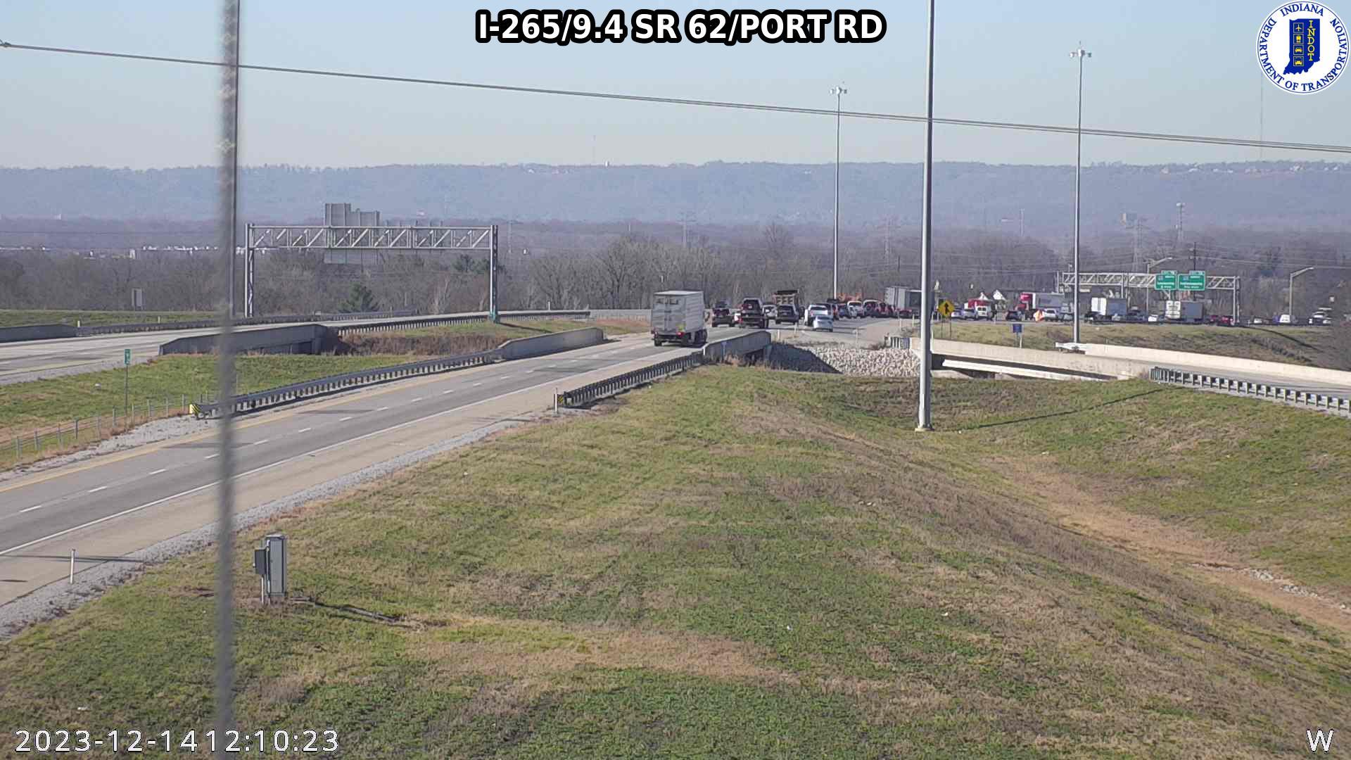 Traffic Cam Jeffersonville: I-265: I-265/9.4 SR 62/PORT RD: I-265/9.4 SR 62/PORT RD