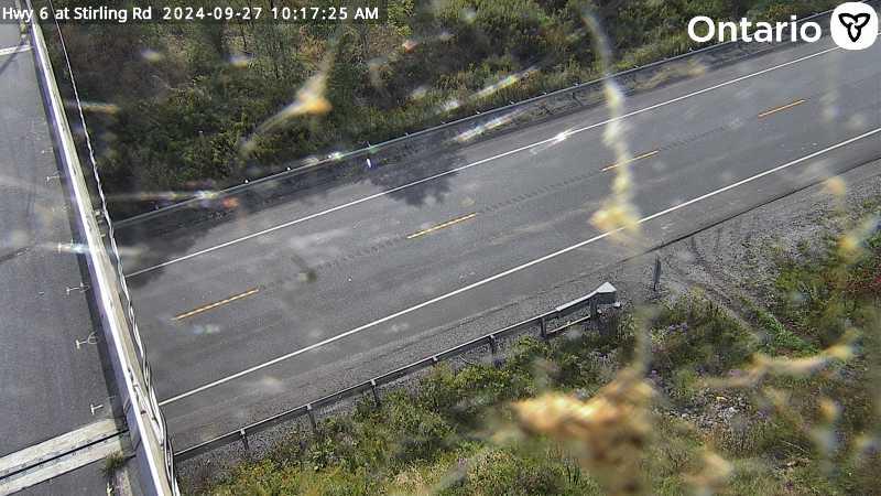 Traffic Cam Caledonia: Highway 6 at Stirling